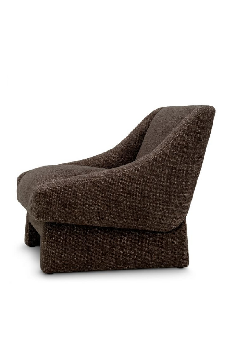 Fauteuil De Salon Brun A Accoudoirs Inclinés | Eichholtz Valore | OROA.fr