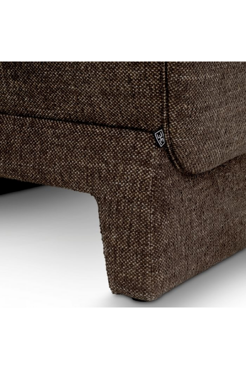 Fauteuil De Salon Brun A Accoudoirs Inclinés | Eichholtz Valore | OROA.fr