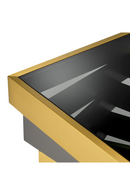 Table d appoint a niveaux en verre fume | Eichholtz Zamora | OROA.fr