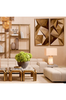 Objet mural en laiton brosse | Eichholtz Bravura | OROA.fr