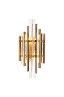 Applique Murale A Panneau De Verre Taillé A La Main | Eichholtz Leonora | OROA.fr