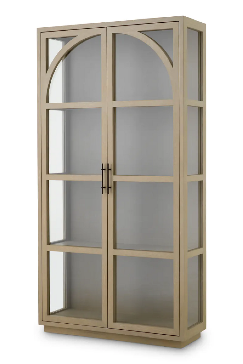 Buffet vitrine encadre en chene | Eichholtz San Bernardino | OROA.fr