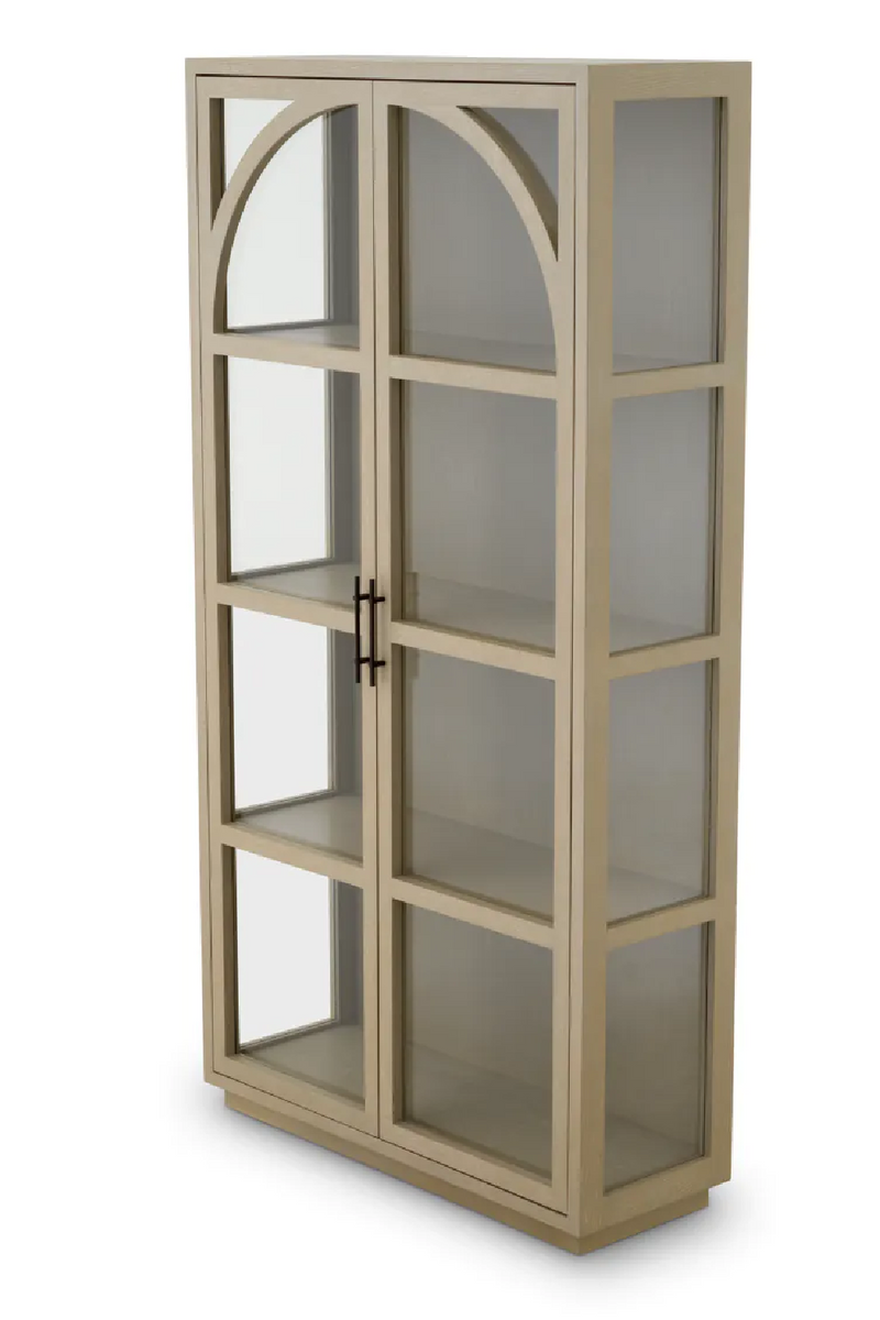 Buffet vitrine encadre en chene | Eichholtz San Bernardino | OROA.fr