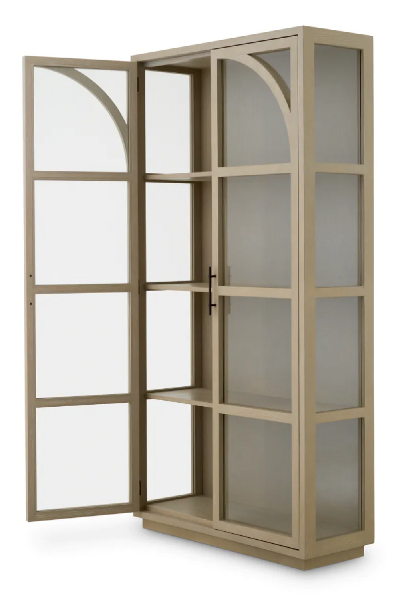 Buffet vitrine encadre en chene | Eichholtz San Bernardino | OROA.fr