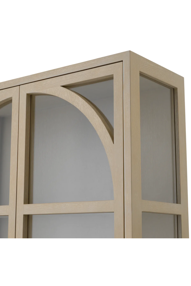 Buffet vitrine encadre en chene | Eichholtz San Bernardino | OROA.fr