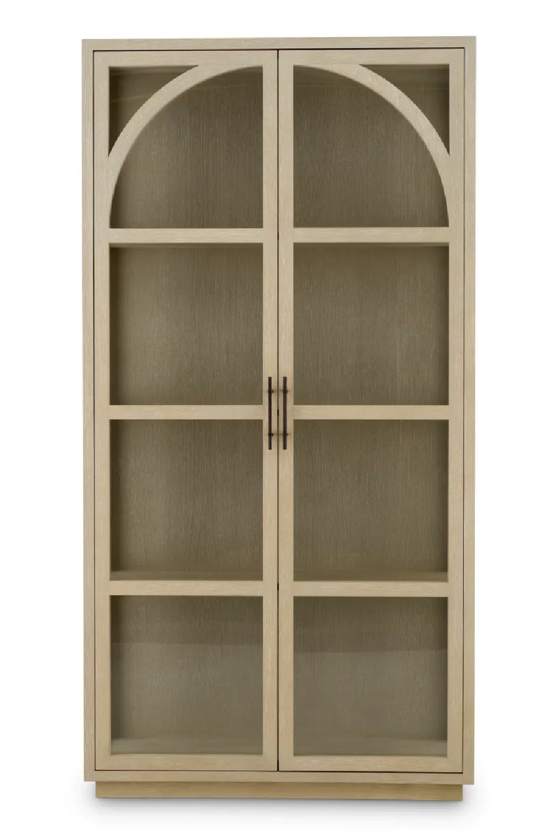 Buffet vitrine encadre en chene | Eichholtz San Bernardino | OROA.fr