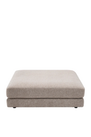 Pouf en tissu nuoro greige | Eichholtz Lounge Club | OROA.fr