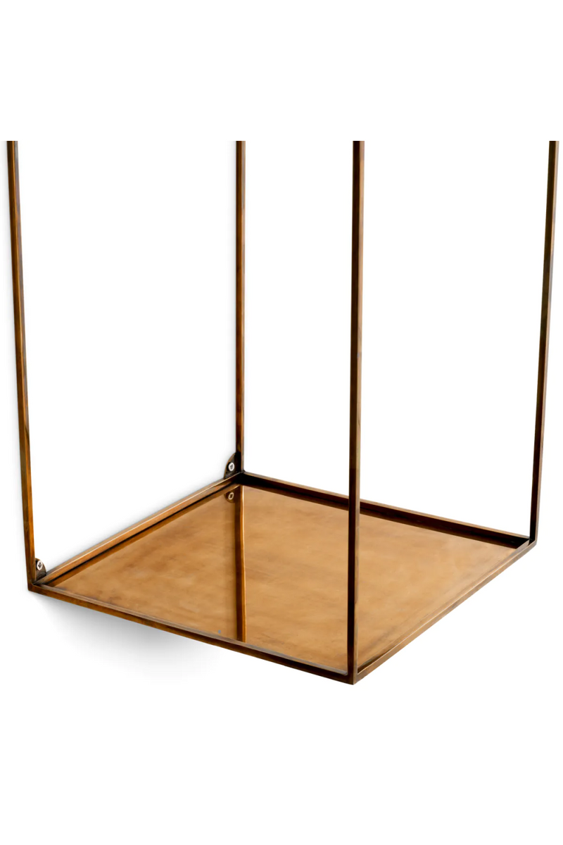 Ensemble de racks muraux en laiton vintage (2) | Eichholtz Deco | OROA.fr