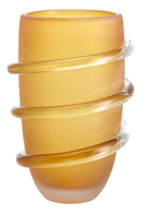 Vase en verre jaune givré | Eichholtz Eliano L | OROA.fr