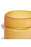 Vase en verre jaune givré | Eichholtz Eliano L | OROA.fr