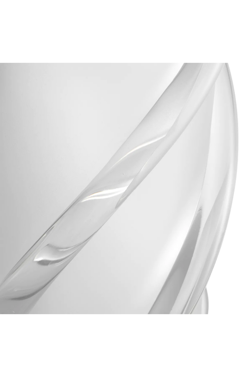 Vase en verre blanc givré | Eichholtz Celestino L | OROA.fr