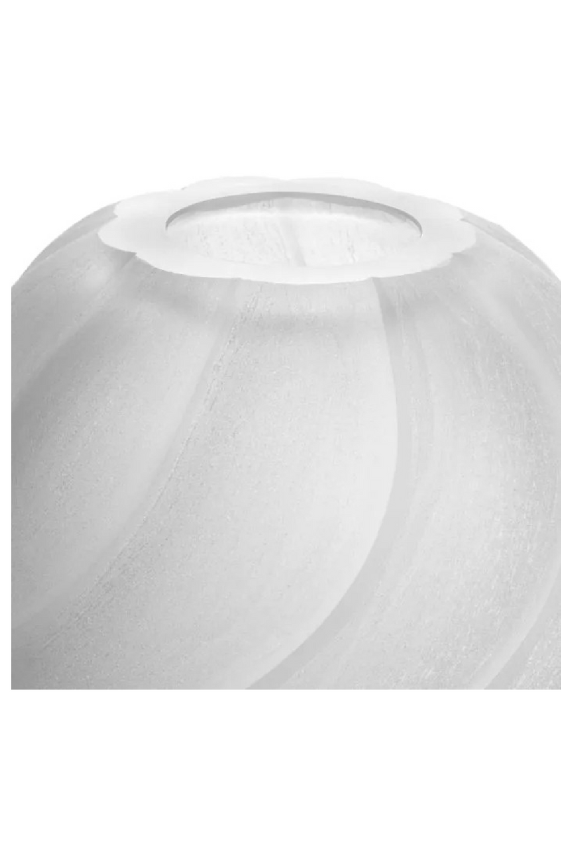 Vase blanc givré S | Eichholtz Sicilia | OROA.fr