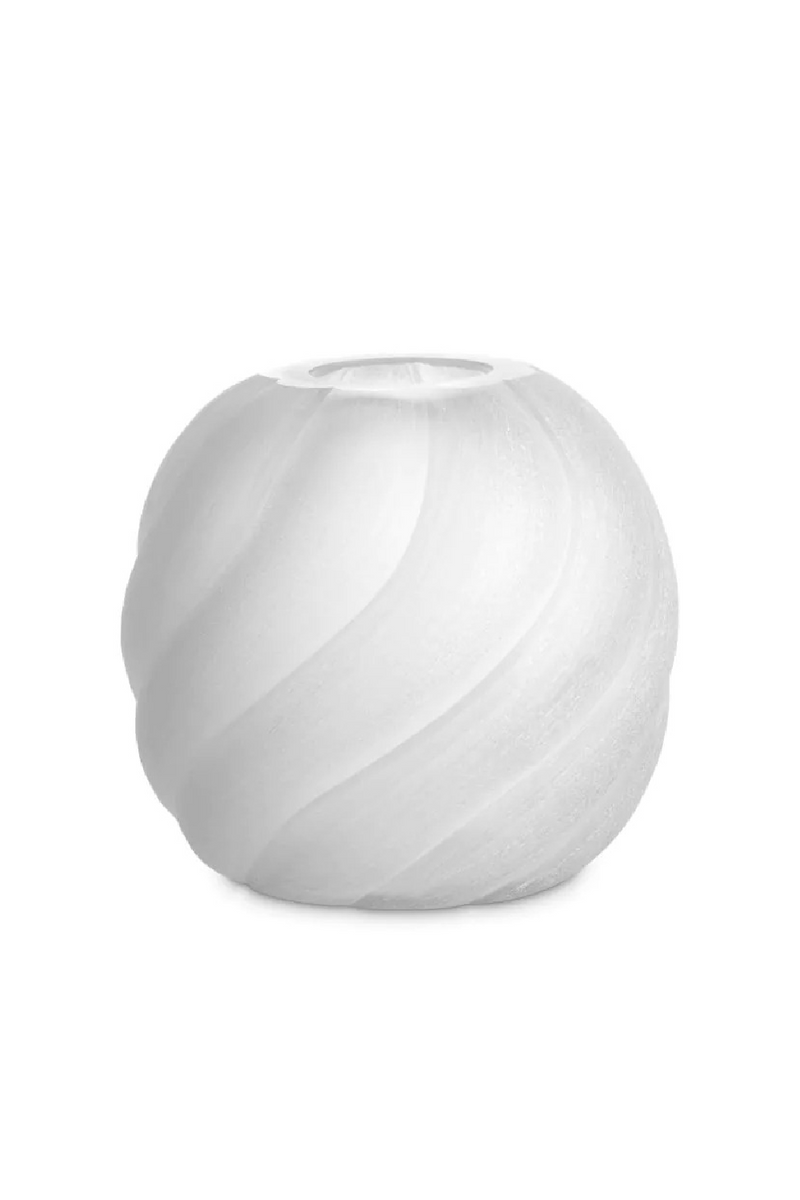 Vase blanc givré S | Eichholtz Sicilia | OROA.fr