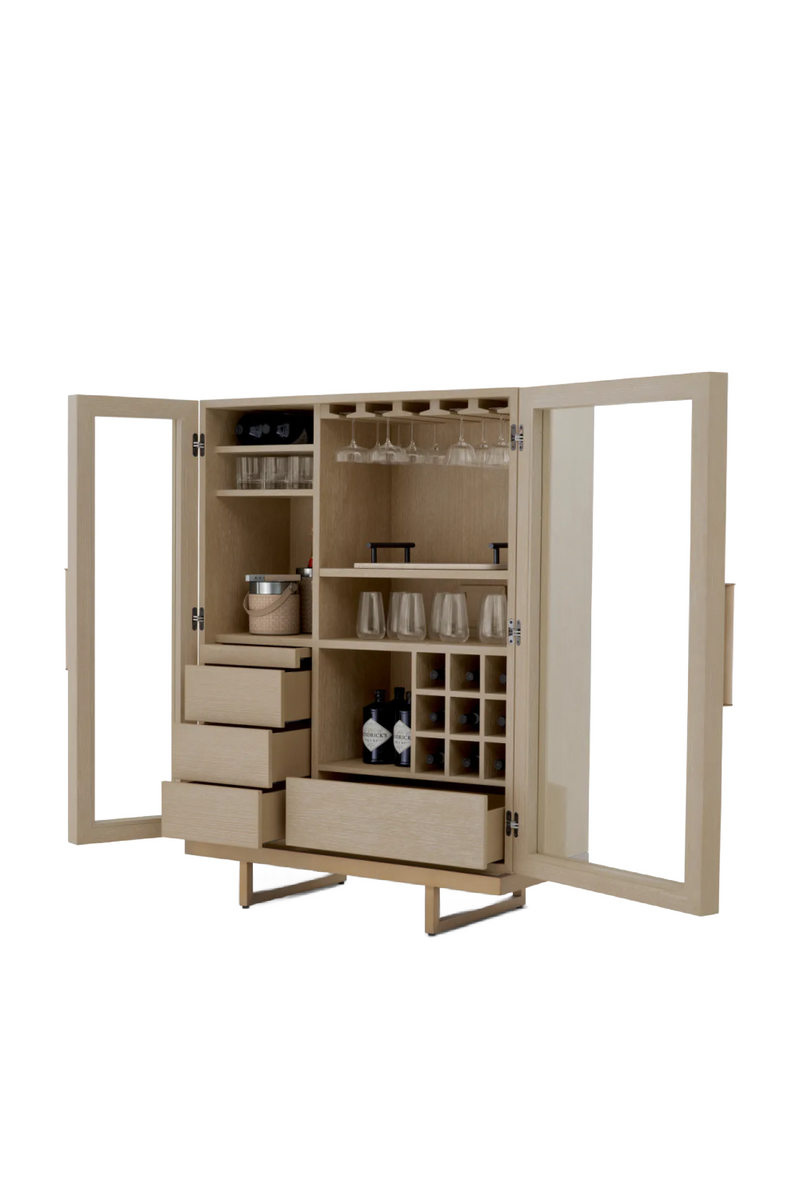 Buffet bar en chene delave | Eichholtz Connaught | OROA.fr