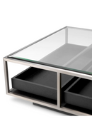 Table basse a tiroirs sur roulettes | Eichholtz Roxton | OROA.fr