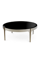 Petite table basse en verre noir | Eichholtz Artemisa | OROA.fr