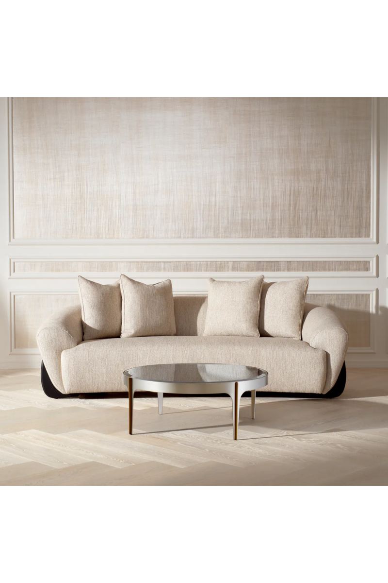 Petite table basse en verre noir | Eichholtz Artemisa | OROA.fr