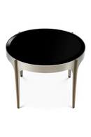 Table d'appoint en verre noir | Eichholtz Artemisa | OROA.fr