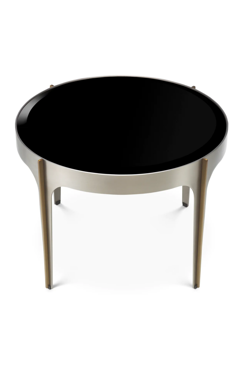 Table d'appoint en verre noir | Eichholtz Artemisa | OROA.fr