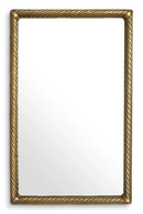 Miroir rectangulaire en laiton vintage | Eichholtz Salvi | OROA.fr