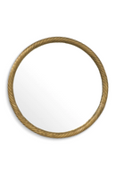 Miroir rond en laiton vintage | Eichholtz Salvi | OROA.fr