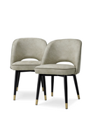 Chaises de salle à manger grises (lot de 2) | Eichholtz Cliff | OROA.fr