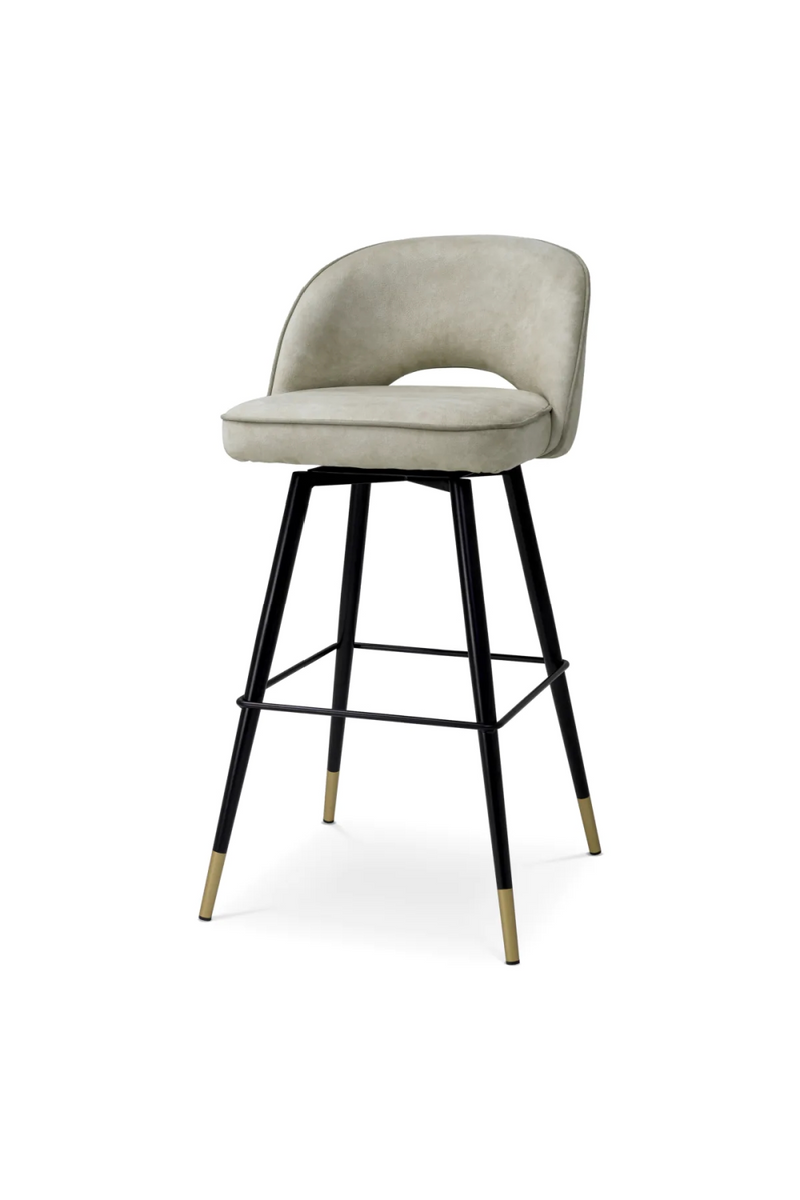 Tabourets de bar gris (lot de 2) | Eichholtz Cliff | OROA.fr
