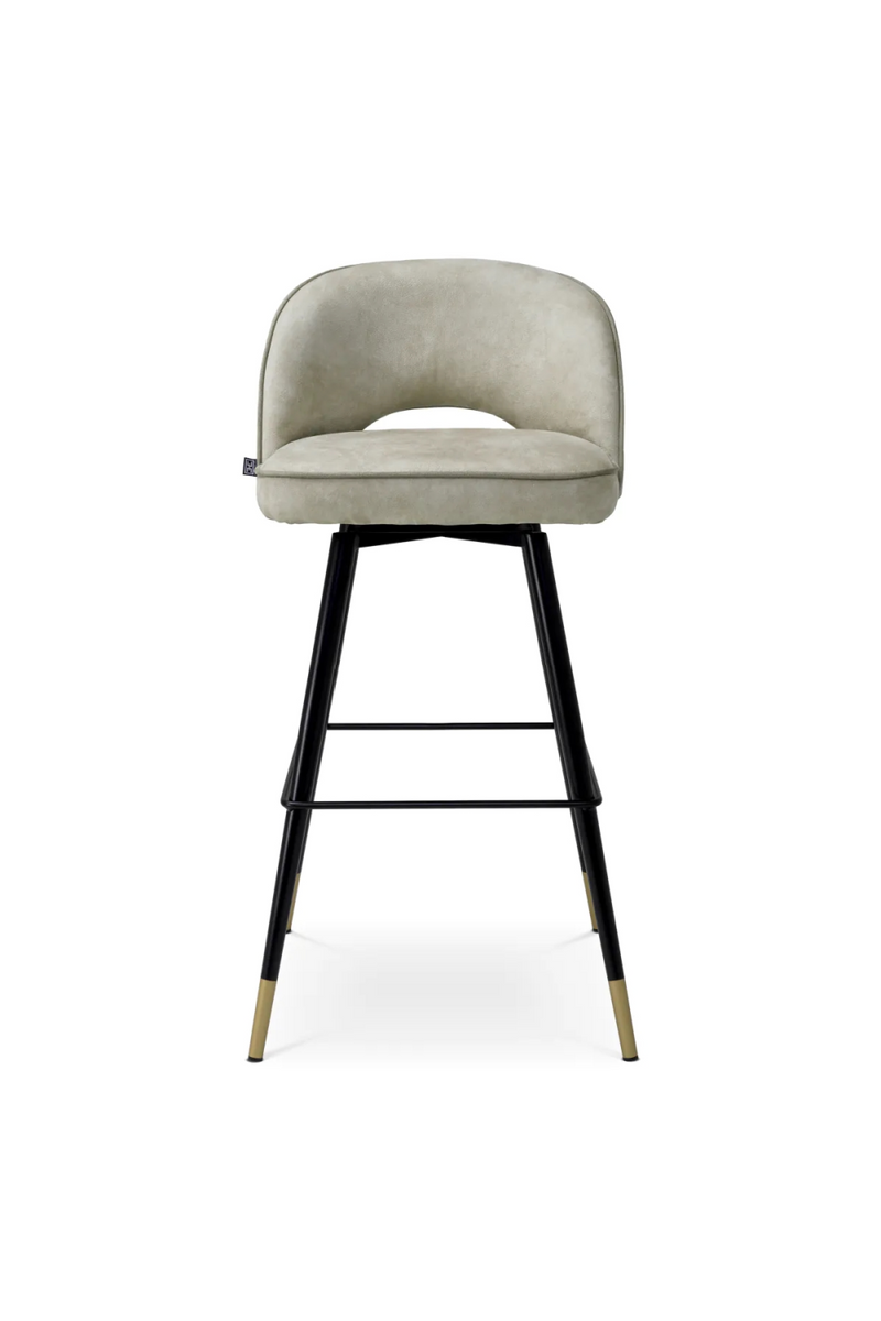 Tabourets de bar gris (lot de 2) | Eichholtz Cliff | OROA.fr