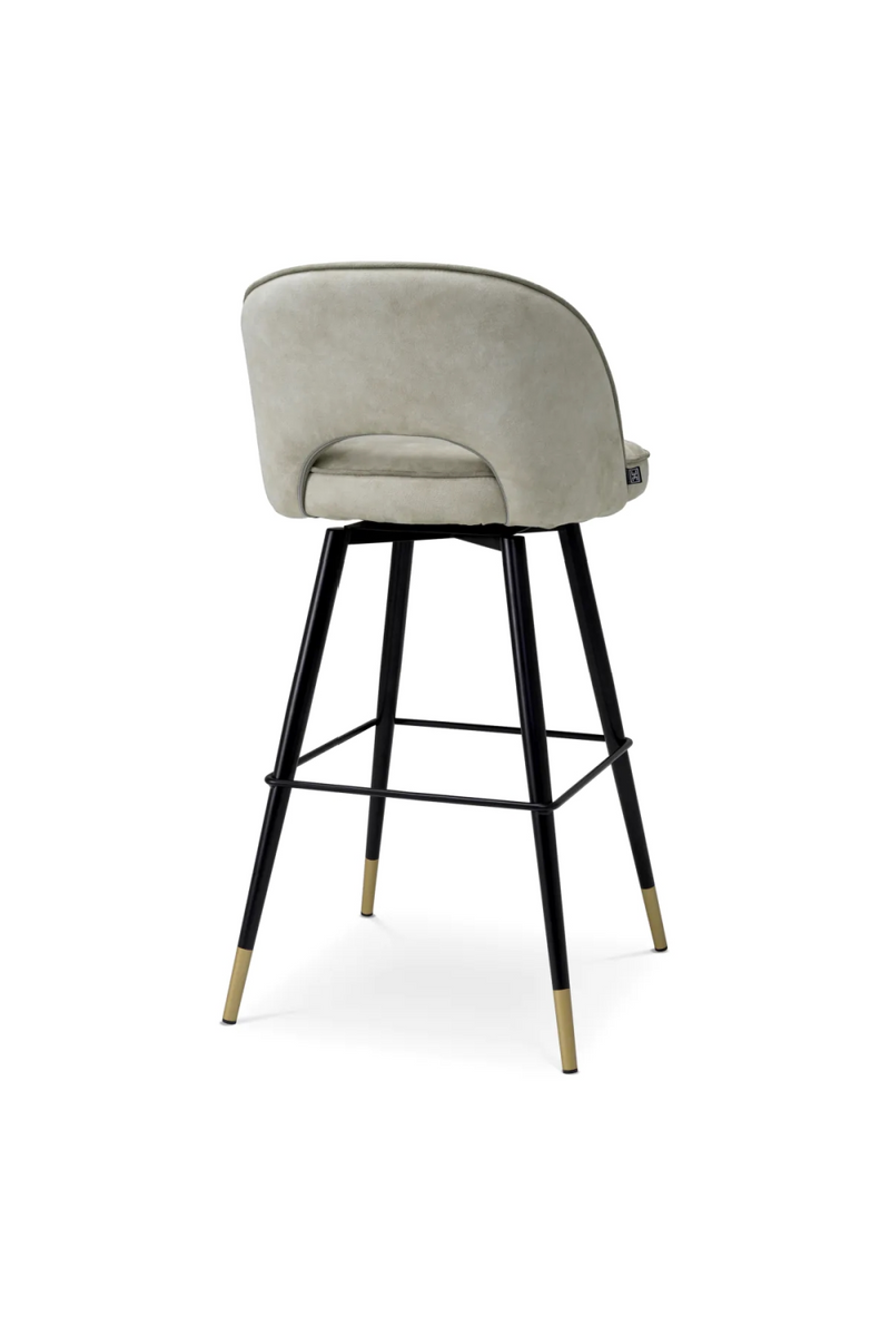 Tabourets de bar gris (lot de 2) | Eichholtz Cliff | OROA.fr