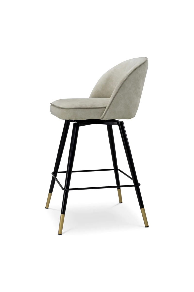 Tabourets de comptoir gris (lot de 2) | Eichholtz Cliff | OROA.fr