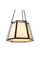 Suspension en tissu blanc cassé | Eichholtz Moreno | OROA.fr