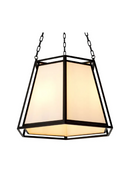 Suspension en tissu blanc cassé | Eichholtz Moreno | OROA.fr