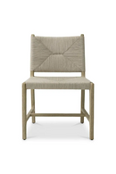 Chaise de Salle à Manger d’Extérieur en Corde Grise | Eichholtz Pivetti | OROA.fr