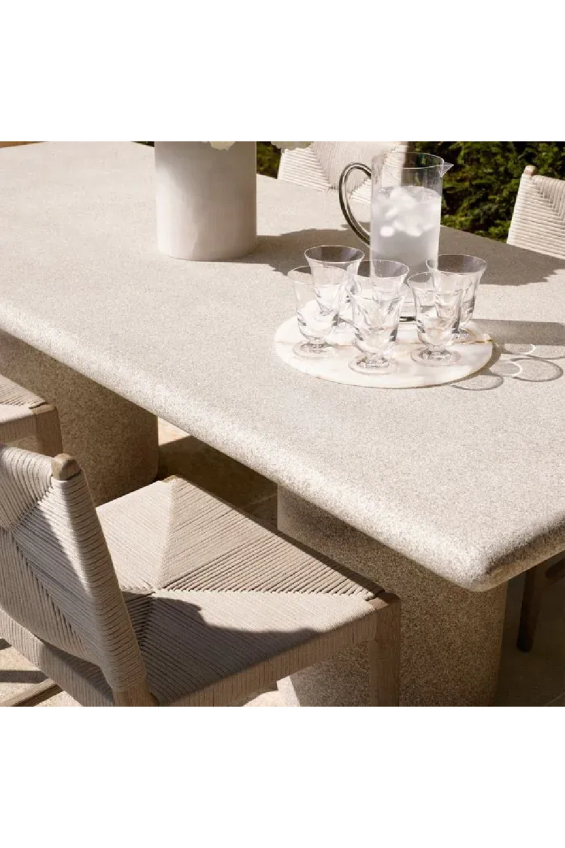 Chaise de Salle à Manger d’Extérieur en Corde Grise | Eichholtz Pivetti | OROA.fr