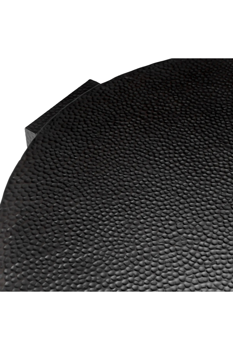 Table Basse en Bronze Martelé | Eichholtz Oscuro | OROA.fr