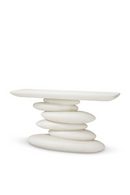 Console Empilée Blanche | Eichholtz Azura | OROA.fr