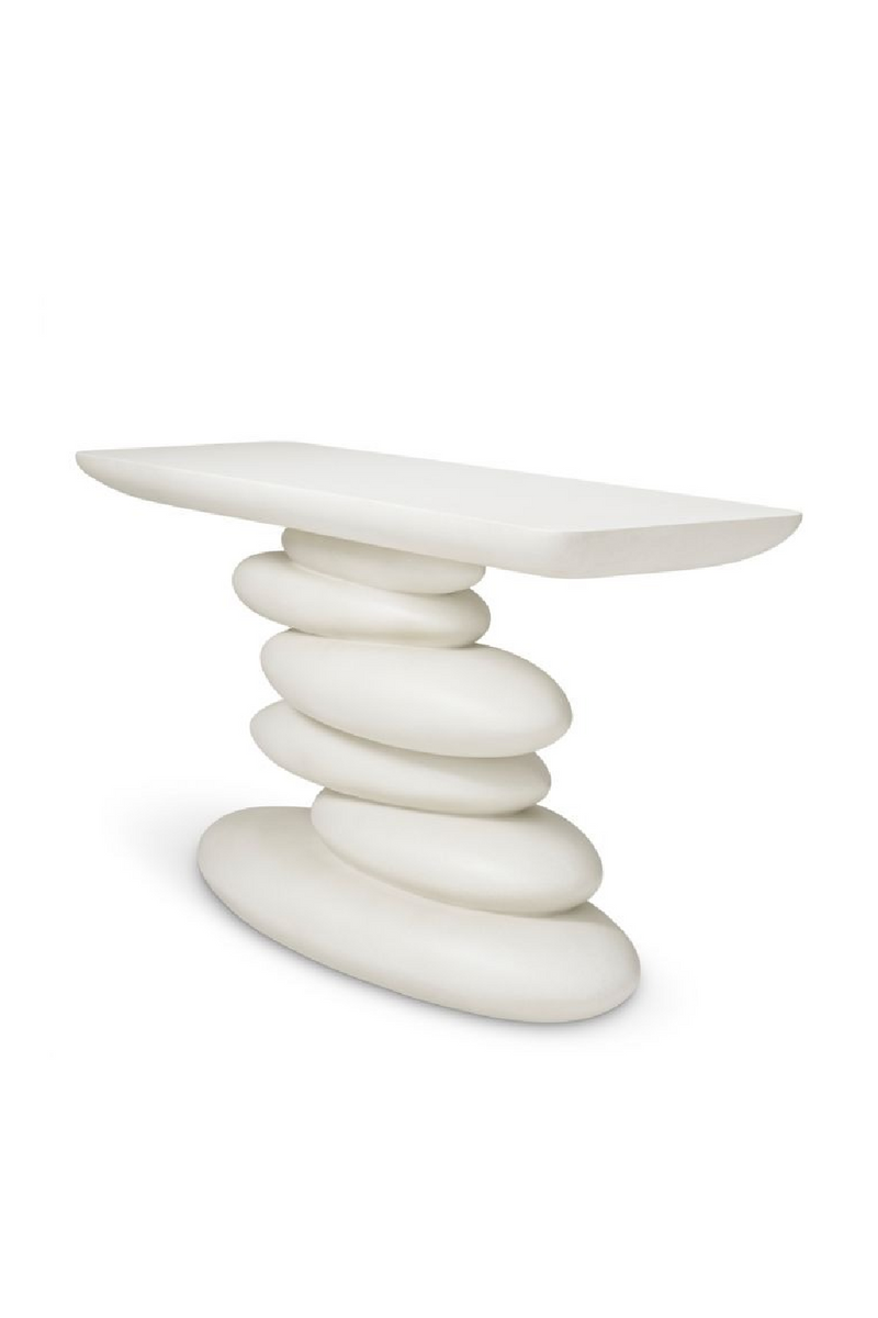 Console Empilée Blanche | Eichholtz Azura | OROA.fr