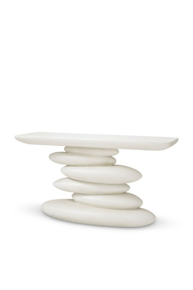 Console Empilée Blanche | Eichholtz Azura | OROA.fr