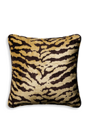 Coussin motif animal marron | Eichholtz Tigris S | OROA.fr