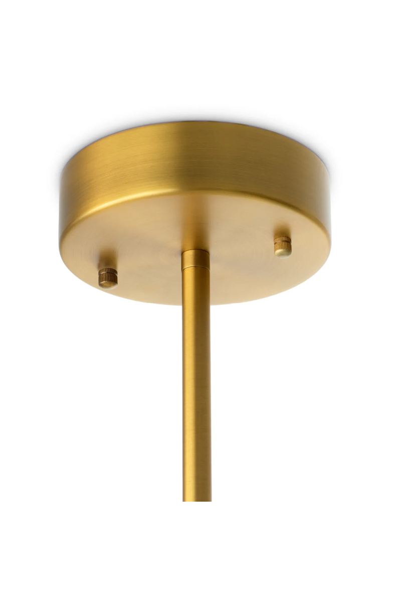 Suspension en Verre Blanc | Eichholtz Trianon | OROA.fr