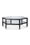 Table basse hexagonale noire | Eichholtz Cornelius | OROA.fr