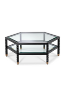 Table basse hexagonale noire | Eichholtz Cornelius | OROA.fr