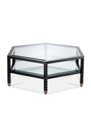 Table basse hexagonale noire | Eichholtz Cornelius | OROA.fr