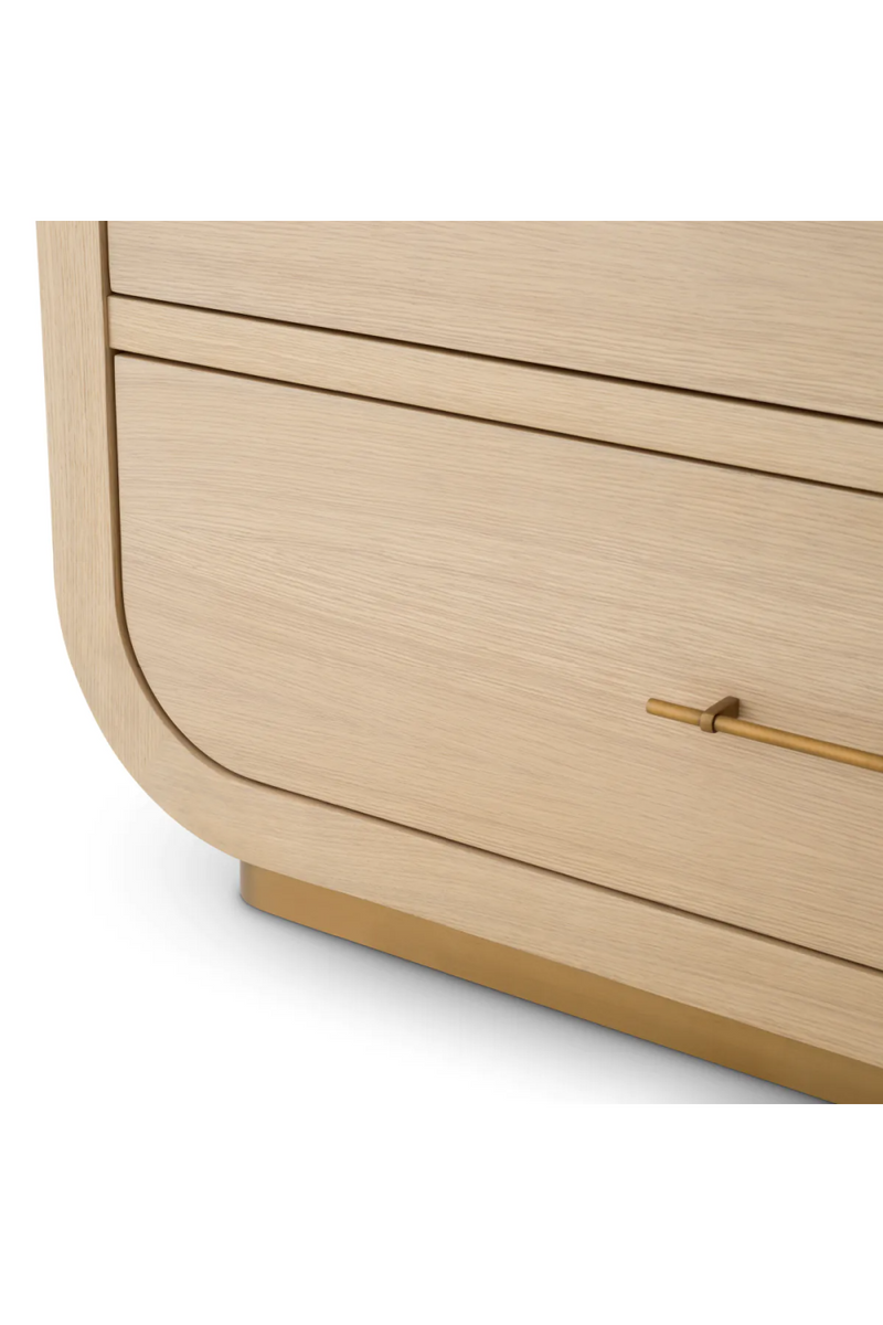 Meuble en bois 2 tiroirs | Eichholtz Quinton | OROA.fr