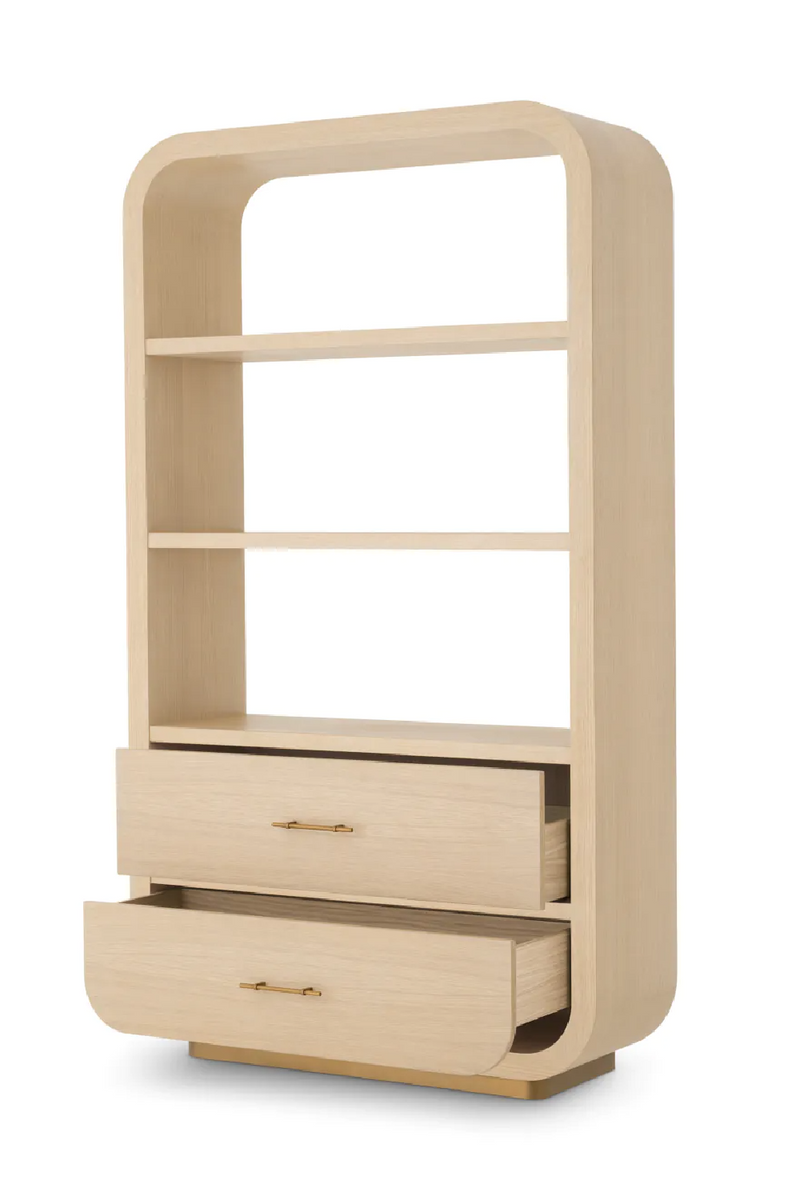 Meuble en bois 2 tiroirs | Eichholtz Quinton | OROA.fr