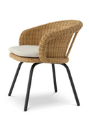 Chaise de Salle à Manger D’extérieur Aspect Rotin | Eichholtz Nolan | OROA.fr