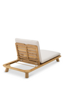 Chaise longue d'exterieur en teck | Eichholtz Weston | OROA.fr