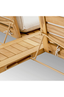 Chaise longue double d'exterieur en teck | Eichholtz Weston | OROA.fr