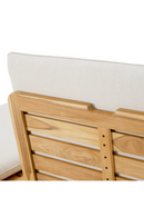 Chaise longue double d'exterieur en teck | Eichholtz Weston | OROA.fr