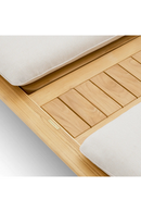 Chaise longue double d'exterieur en teck | Eichholtz Weston | OROA.fr